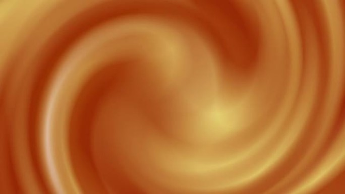 4k抽象橙色氖梯度流动液波