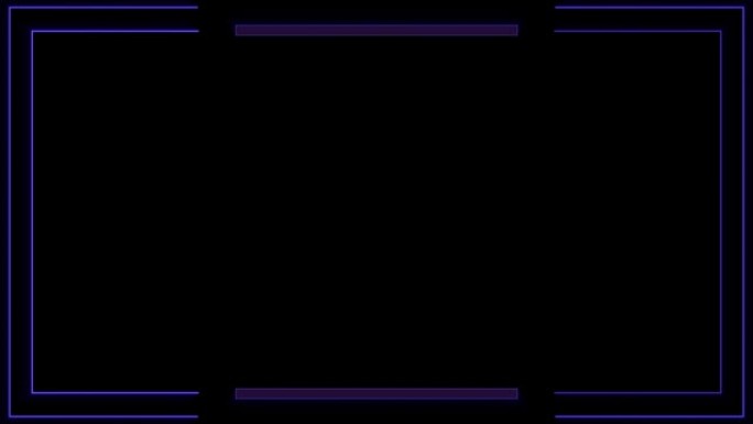 巴布亚新几内亚阿尔法。平视显示器框架，取景器90s闪亮矩形。类型2