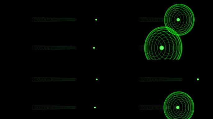 圆球单色线圈加速发射数字运动图形
