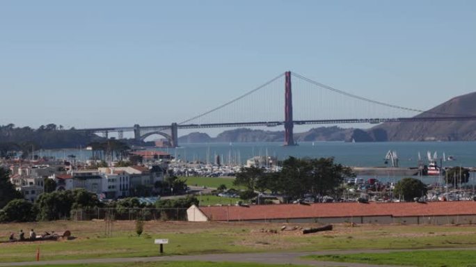 旧金山金门大桥，前景广阔