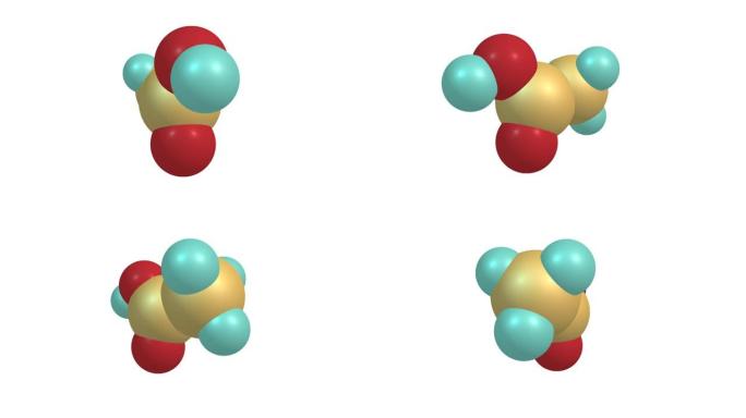 醋酸分子旋转视频全高清