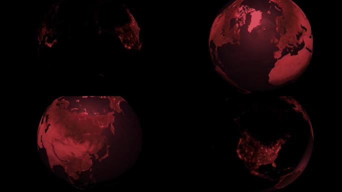 红地球空间3DCG数字动画运动图形
