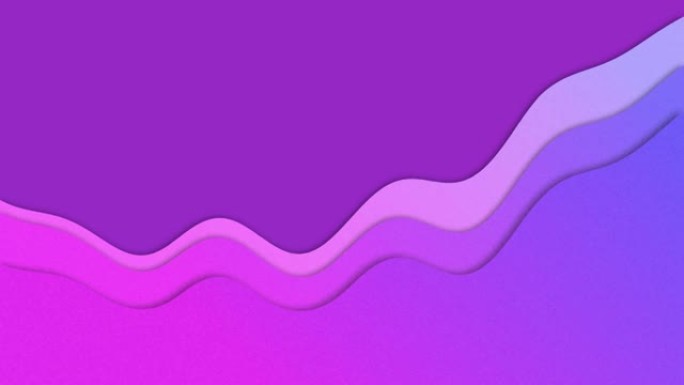 红色灯光下的紫色波浪动画