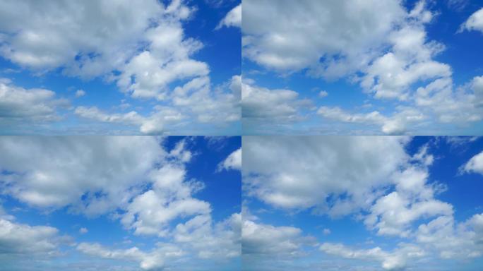 晴朗的天空蔚蓝天空高清蓝天白云视频