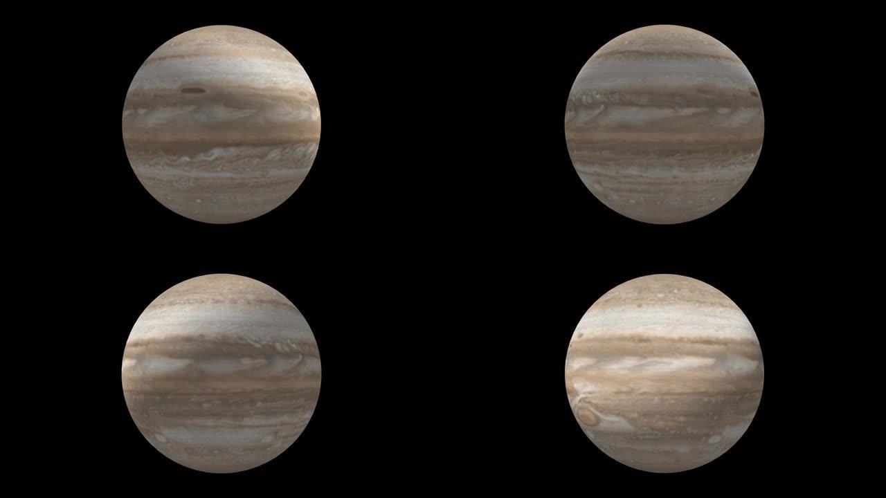 木星行星木星全自转运动