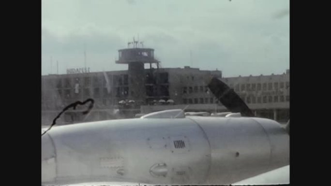 匈牙利1962，布达佩斯机场飞机视图