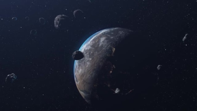小行星流星接近地球