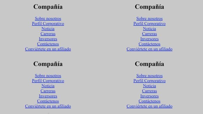 西班牙语。鼠标光标滑动并单击公司网页上的联系我们。光标点击业务的设备屏幕视图在线与我们交谈。互联网网