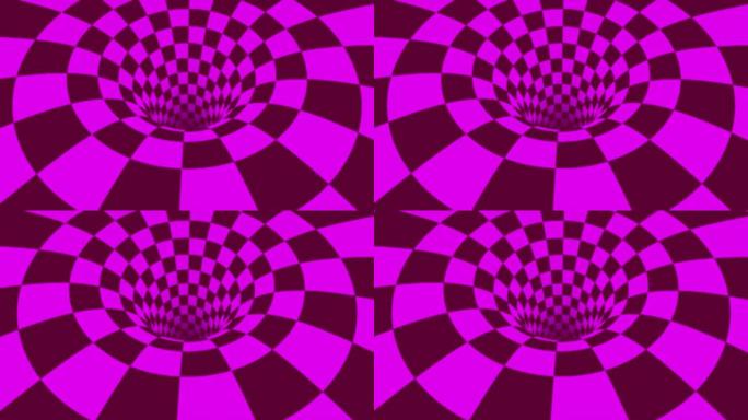 催眠催眠圆形隧道抽象运动图形背景