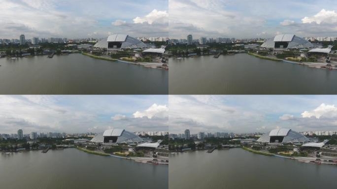 新加坡城市公园湾体育馆鸟瞰图