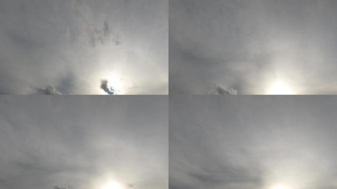 太阳晕圈n阳光或阳光在戏剧性多云的天空