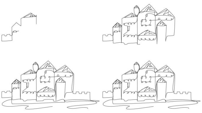 中年城堡的自画像