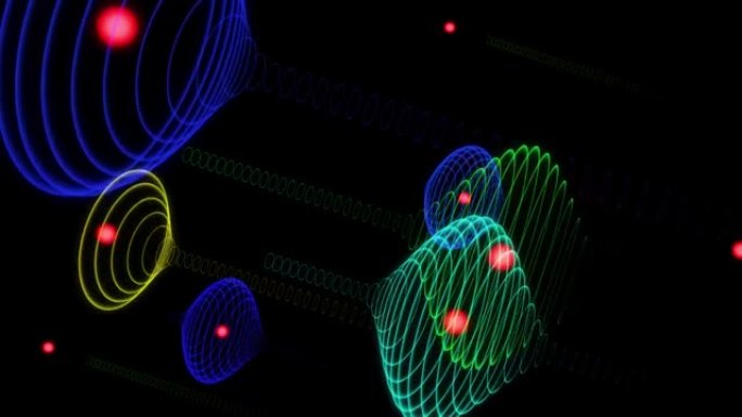 红芯圆球线圈加速发射数字运动图形