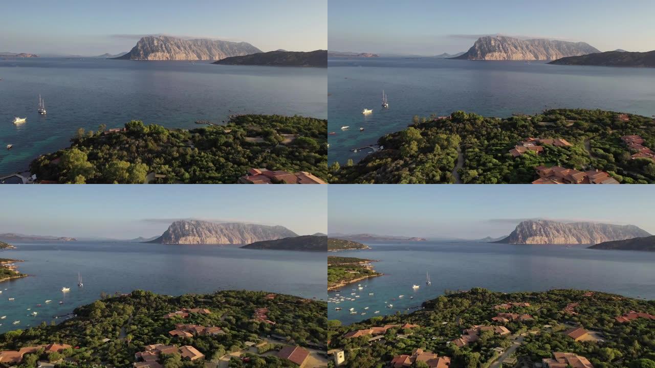 撒丁岛的海岸、海洋和岛屿。夏季2021。卡波·科达·卡瓦洛。