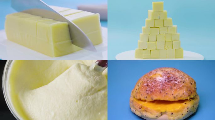 高清创意面包甜品奶酪展示