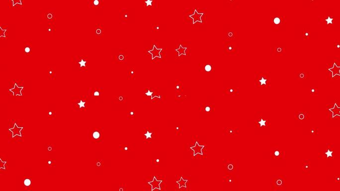 星星和雪花的圣诞背景。孟菲斯风格