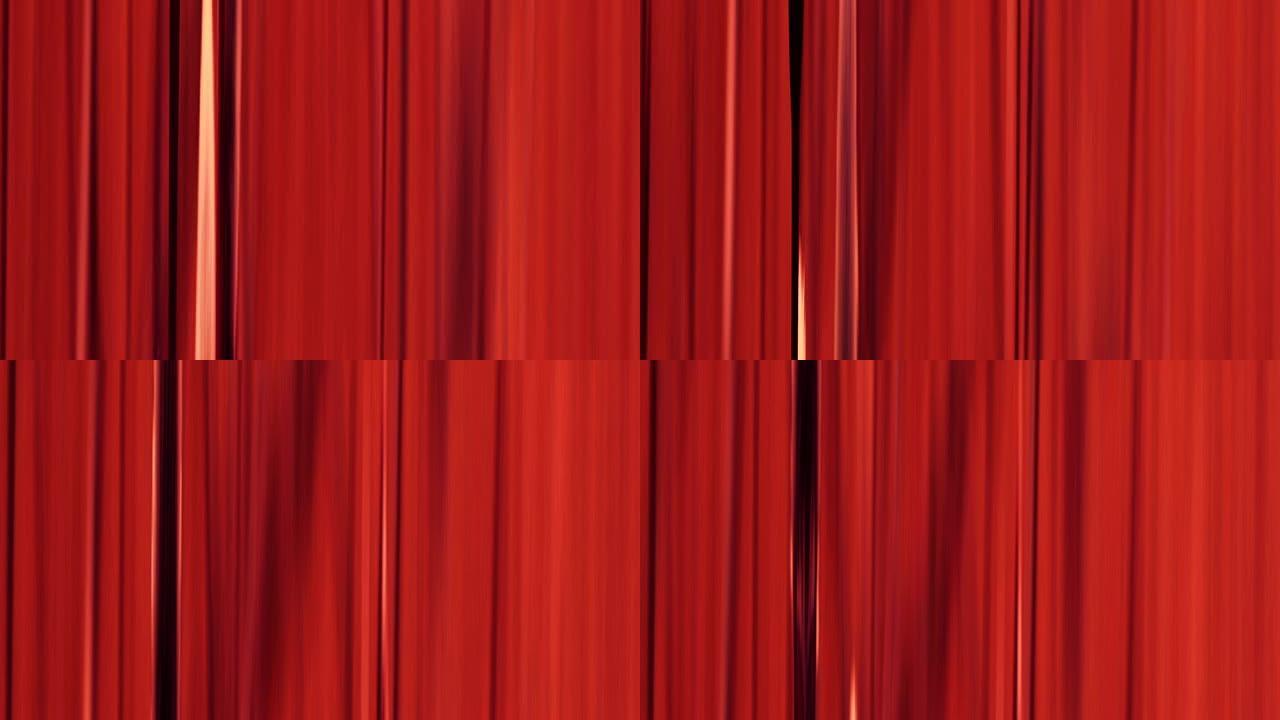 动画移动背景红色。抽象装饰柔和的颜色条纹形状通用运动动态动画七彩音乐视频，桌面背景