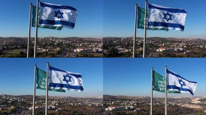 以色列国旗和以色列自然与公园管理局