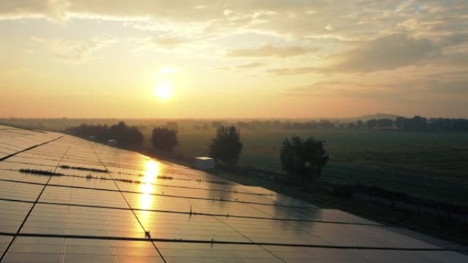 太阳能发电厂制造碳中和可再生电能