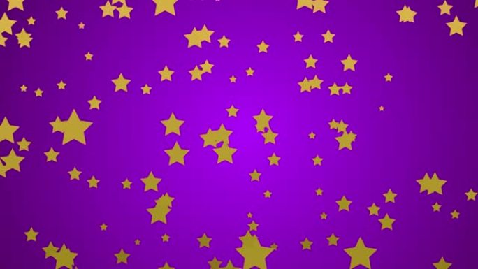 带有圣诞节场景的电视和电影序列的紫色粒子星动画背景，将其添加到vlog，音乐视频，广告，演示文稿，社