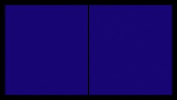 闪亮的2个方块将屏幕分成两部分。具有简单音乐的均衡器。动画循环。1