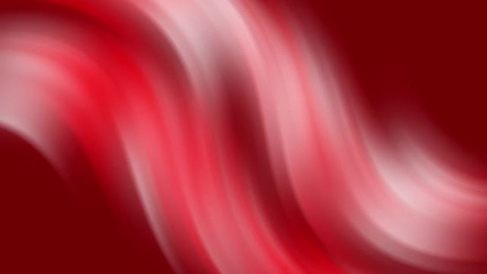 4k抽象红色氖梯度流动液波