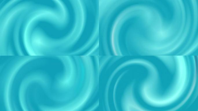 4k抽象蓝色氖梯度流动液波