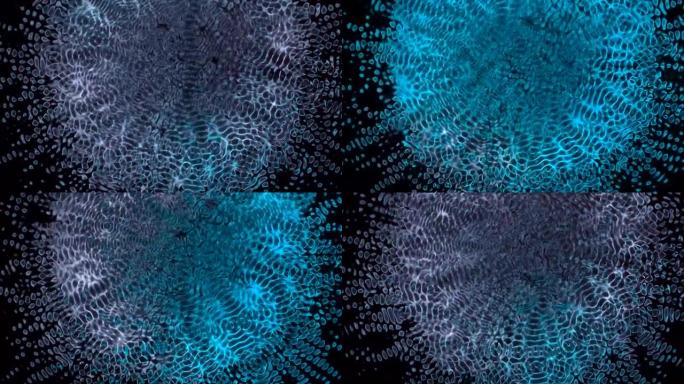 抽象动画为背景，电的效果