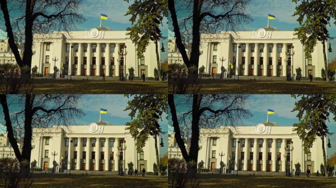 乌克兰的最高拉达。乌克兰议会的大楼。