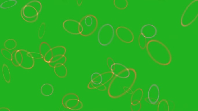 果冻带环绿色屏幕运动图形