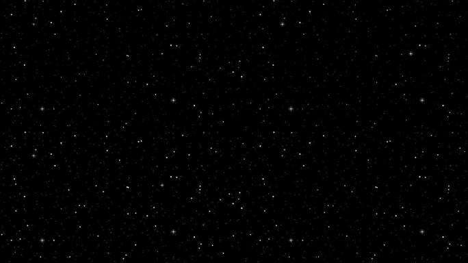 空间，星系，深蓝色背景，星空，星星闪烁