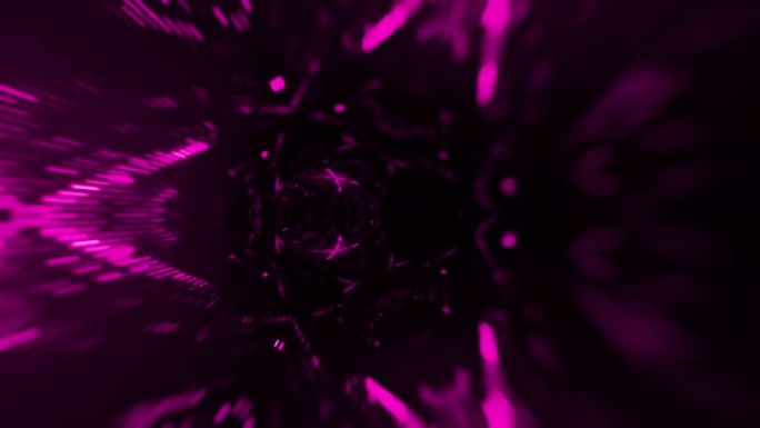 抽象粉色门户。虫洞空间变形，科幻小说。黑洞，涡旋超空间隧道。科幻数据隧道。超时空的霓虹灯发光光线。4