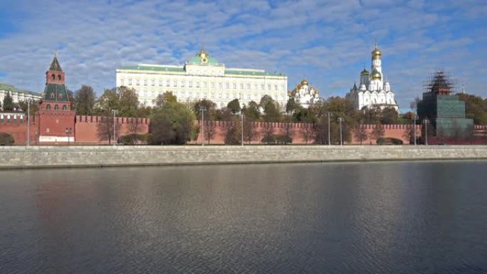 从莫斯科河看莫斯科克里姆林宫合奏团