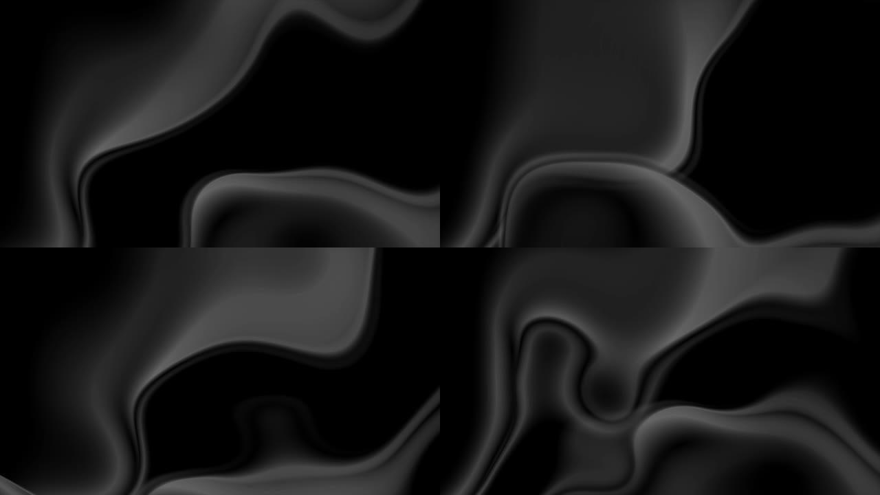抽象深灰色烟波运动背景