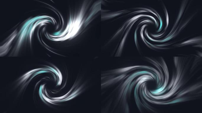 虫洞黑洞绿松石灰色3d漩涡旋转漩涡动画彩色隧道光未来技术抽象背景
虚拟现实，光速，时空串，无缝循环，
