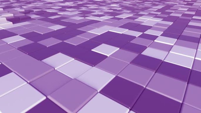 移动紫色方砖