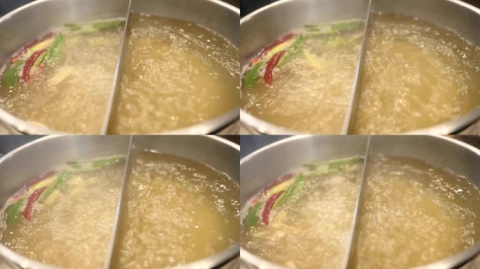 火锅中的寿喜烧汤