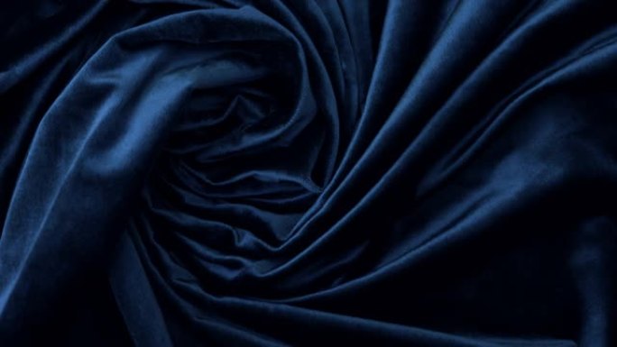 优雅柔软闪亮的深蓝色，牛津蓝天鹅绒面料纺织品。