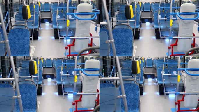 公共汽车，电动公共汽车或氢公共汽车，带残疾人和老年人座椅