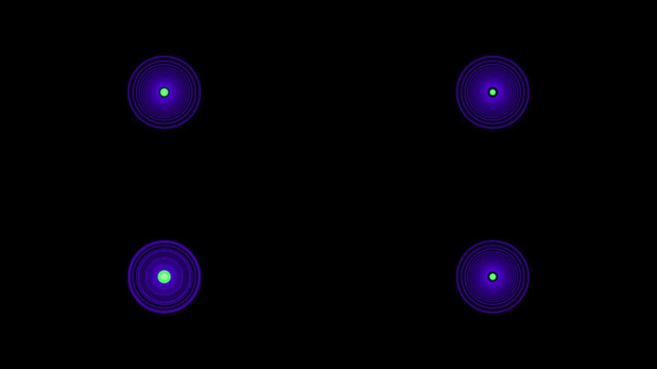 绿芯圆球线圈加速发射数字运动图形