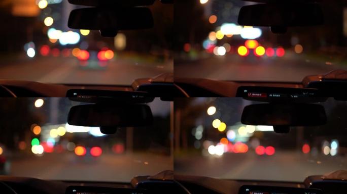 汽车后座透视，驾驶虚拟聚焦视频