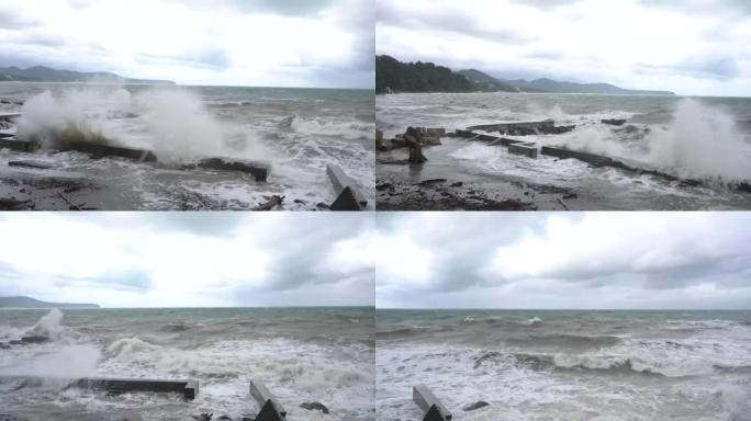 小风暴，黑海上的海上搅动