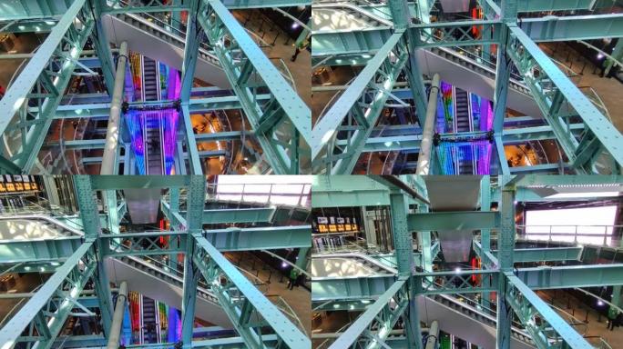都柏林-吉尼斯仓库中的自动扶梯概述