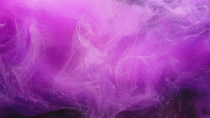 彩色蒸汽爆炸标志揭示霓虹粉色雾霾云