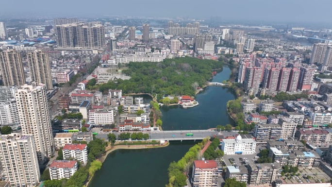 枝江五柳公园 环绕