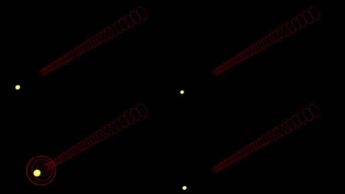 白芯圆球线圈加速发射数字运动图形
