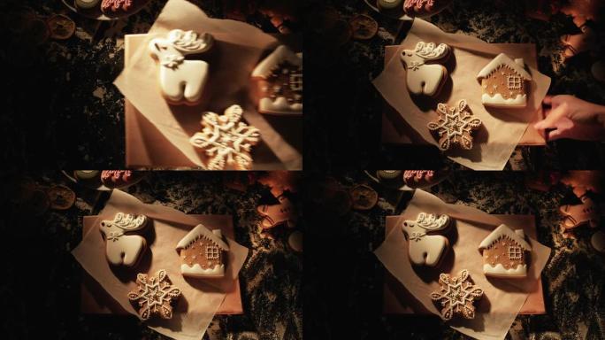 圣诞节装饰饼干新年节日