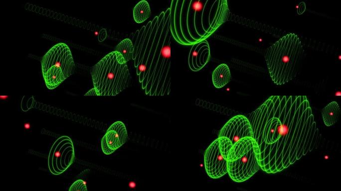 红芯圆球线圈加速发射数字运动图形