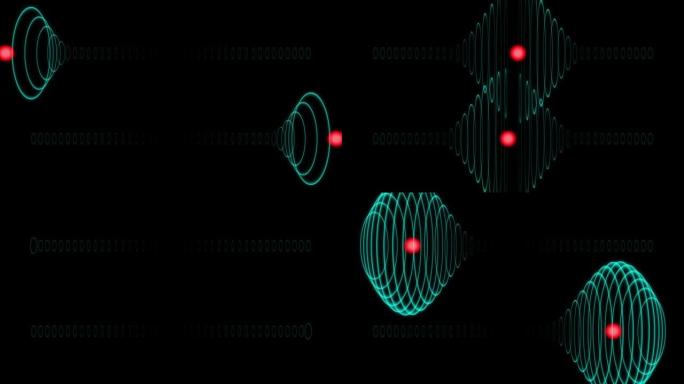 红芯圆球线圈加速发射数字运动图形