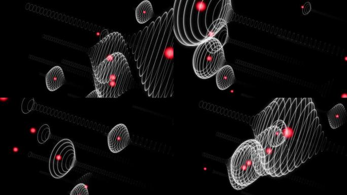 红芯圆球线圈加速发射数字运动图形